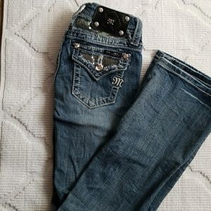 Miss Me Size 8 Girls boot cut jeans
